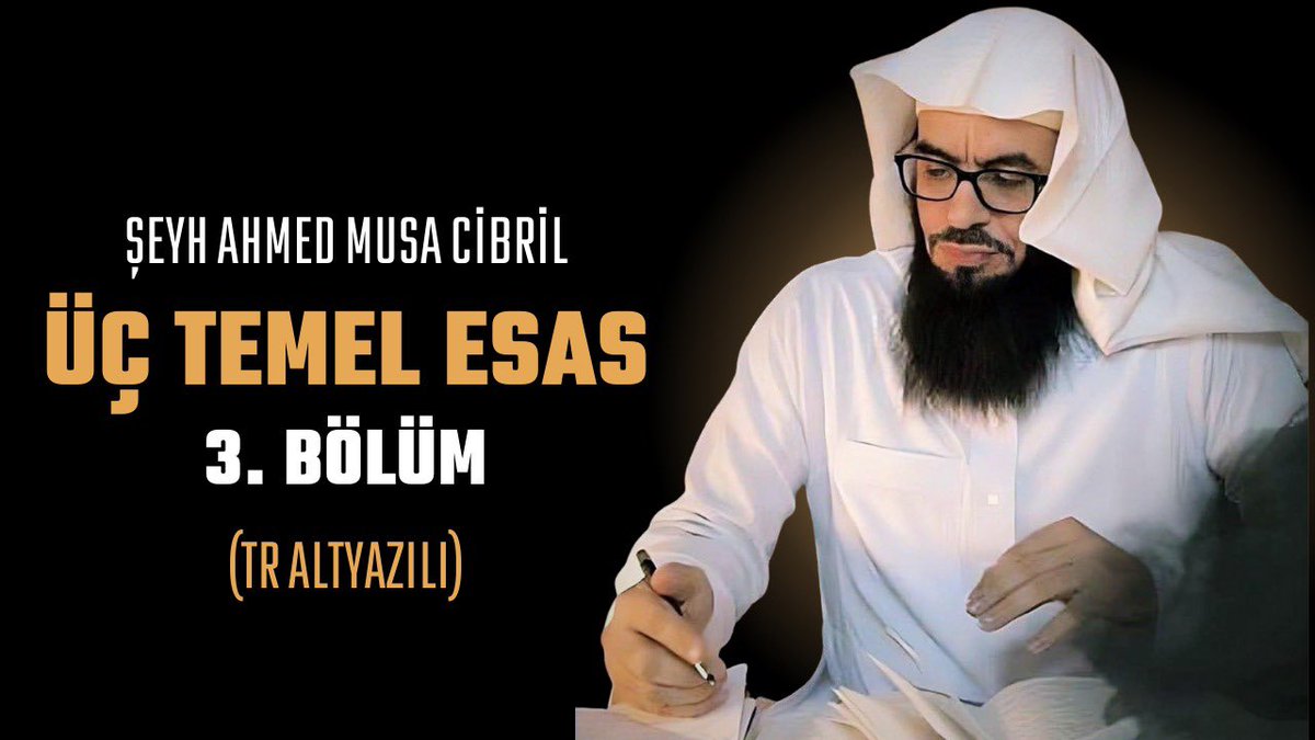 AhmedMusaCibril's tweet photo. Usulu's Selase | 3. Bölüm | Şeyh Ahmed Musa Cibril (TR Altyazılı)

https://t.co/AikXhhVK1I https://t.co/nvCoAI5wXa