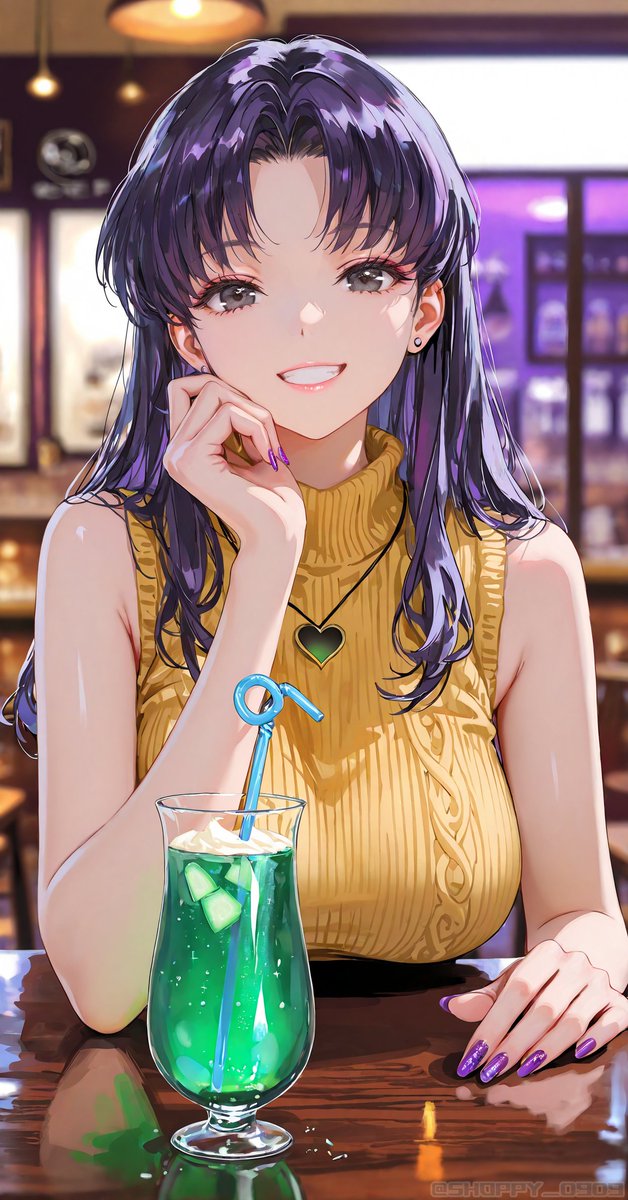 大人のデート、ミサト🥤
#エヴァンゲリオン #evangelion
(タップで全画面)