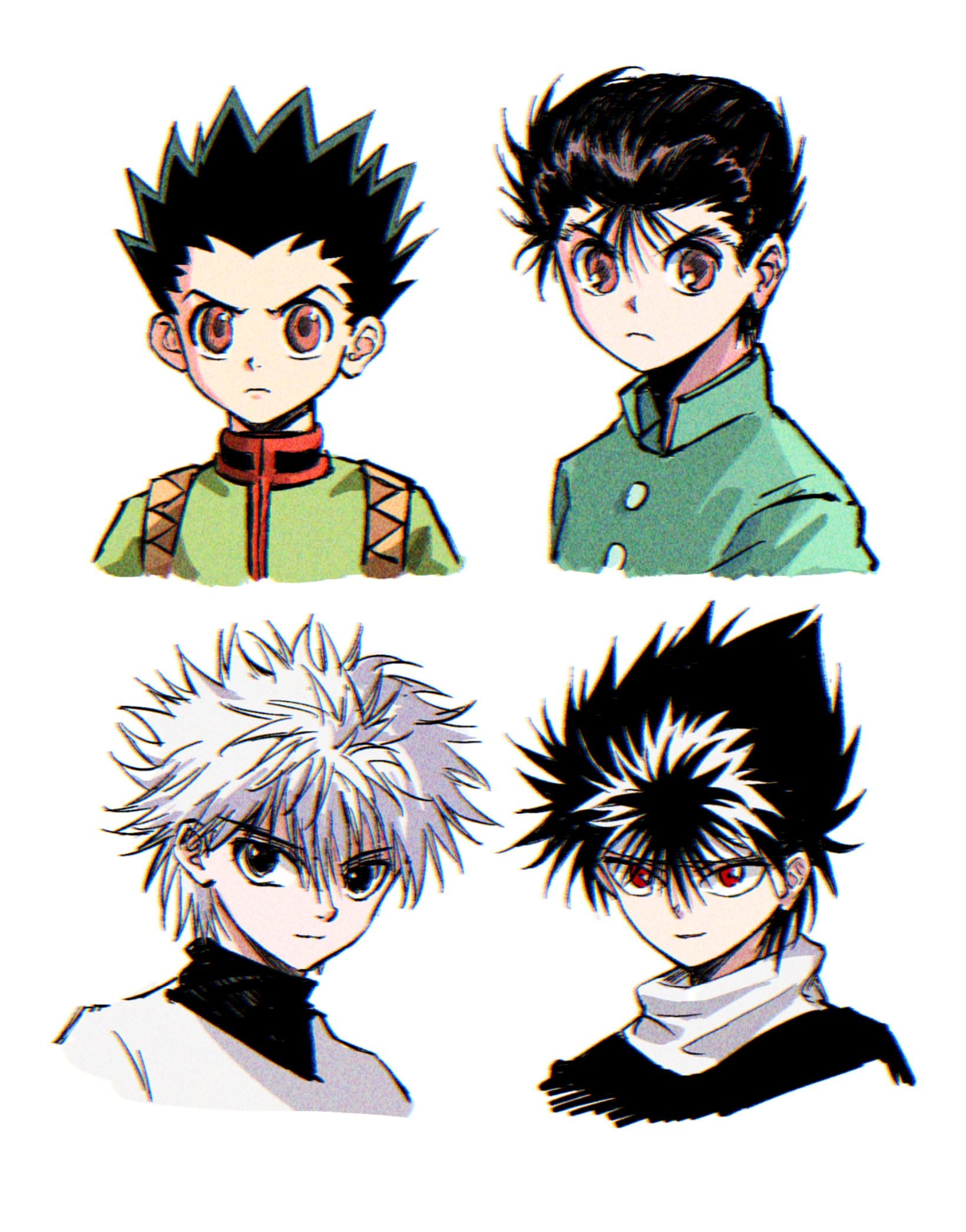 HUNTER×HUNTER   幽遊白書(ゴン　マチ　クロロ　カイト　飛影) HUNTER×HUNTER 幽遊白書(ゴン マチ クロロ カイト 飛影 キルア