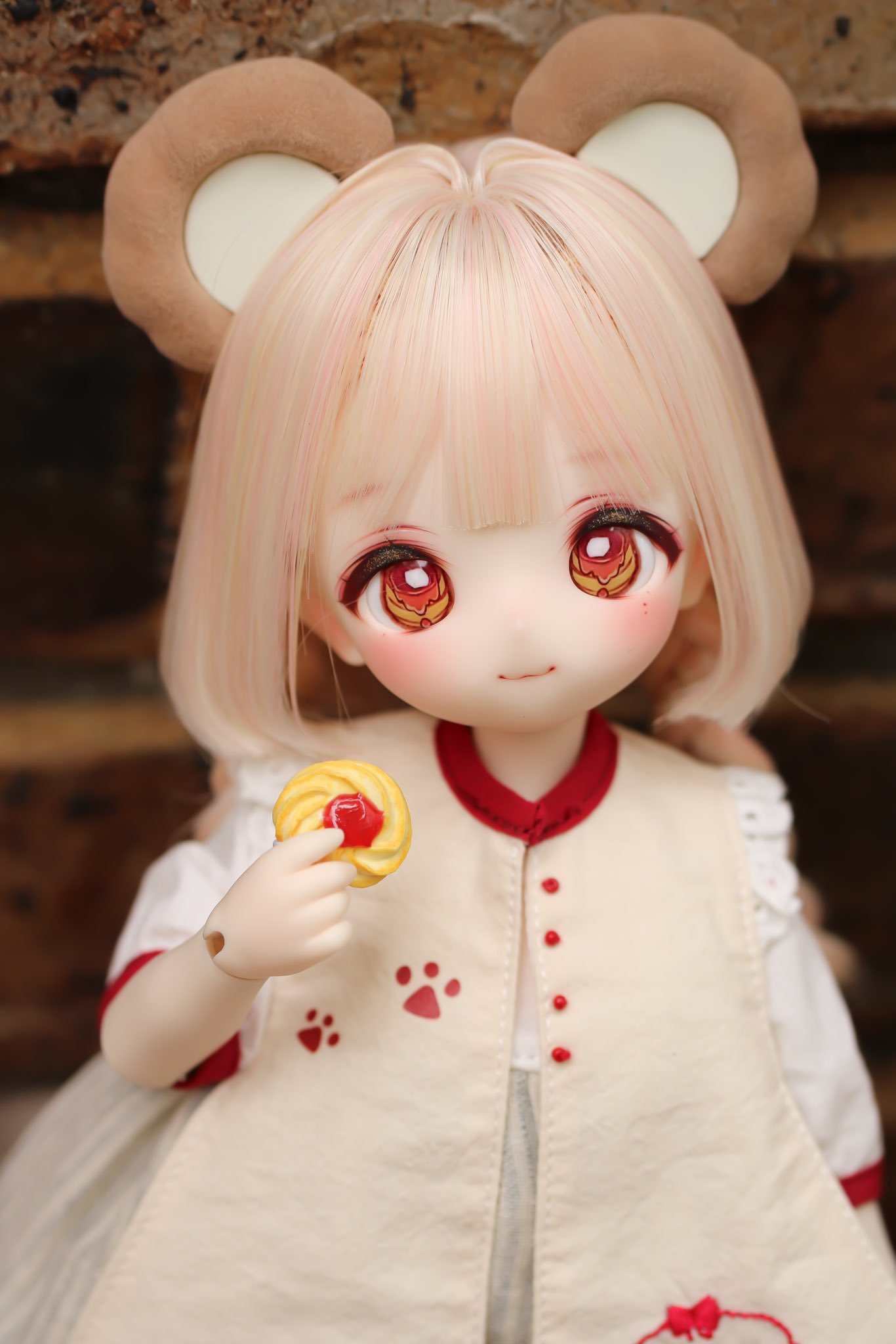 私が、デザインさせて頂いた コラボくまちゃん🧸🍯 . . 発売決定