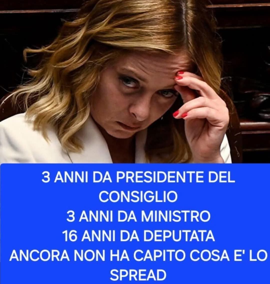 Riversdot_lnc's tweet photo. Torni a studiare... @GiorgiaMeloni invece di mandare giù a picco il paese. INCOMPETENTE https://t.co/el4jEYRIv1