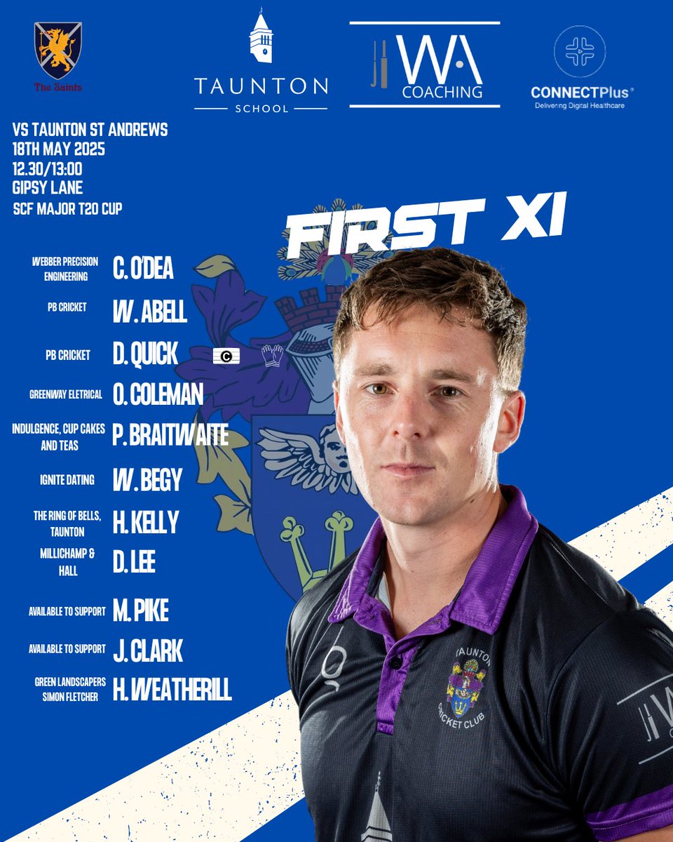 𝐌𝐀𝐉𝐎𝐑 𝐂𝐔𝐏 𝐀𝐂𝐓𝐈𝐎𝐍

A repeat of last years Baker Cup Final in our first outing in the @somersetcricketfoundation Major Cup vs @tsa_cc 

12:30/13:00 start dependant on junior games finishing. 

Is there a better way to spend a Sunday afternoon?