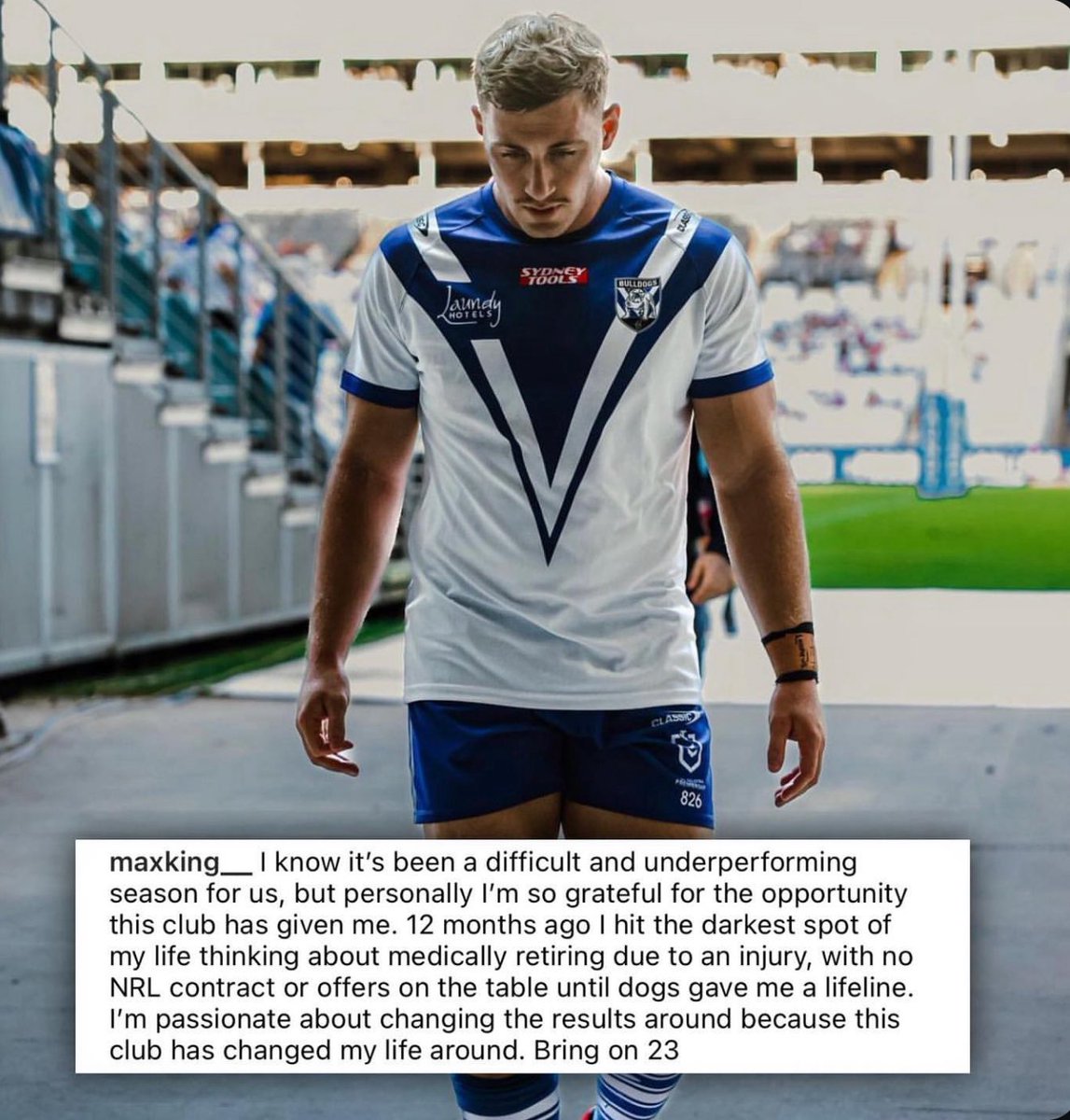 At the back end of 2022, in Max Kings first season for the club, he made this post…

2 years later, Max King has not only been a corner stone at turning the clubs results around, he has also earned himself a position in the NSW side. The pinnacle of the game.

Thank you Kingy 💙