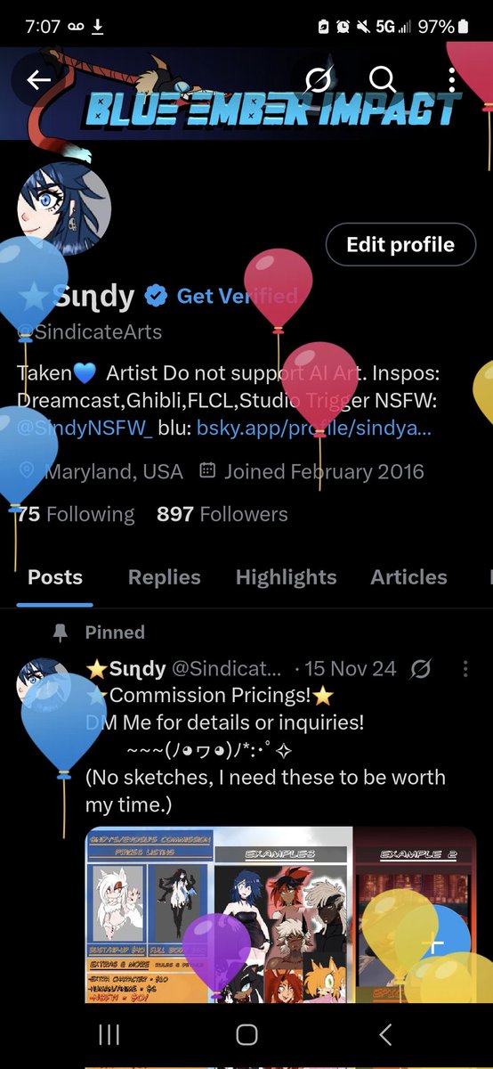Sιɳdy (Commissions Closed) tweet media