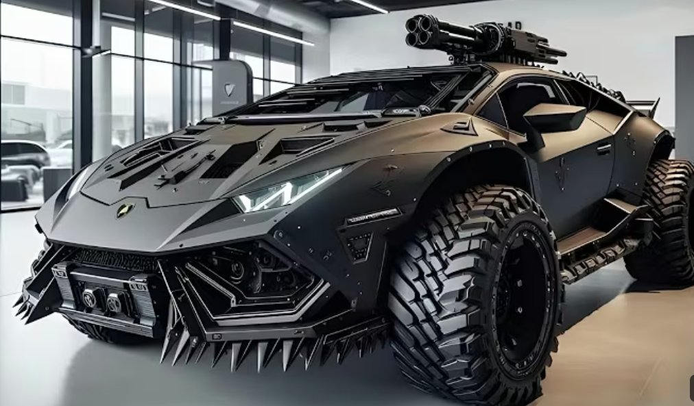 epelboin's tweet photo. Le marché du luxe s'adapte : la dernière Lamborghini "édition Paris" est prévue pour faire face aussi bien aux tentatives d'enlèvement qu'aux encombrements et aux cyclistes qui pullulent dans la capitale ! https://t.co/JLXNvrHtlb