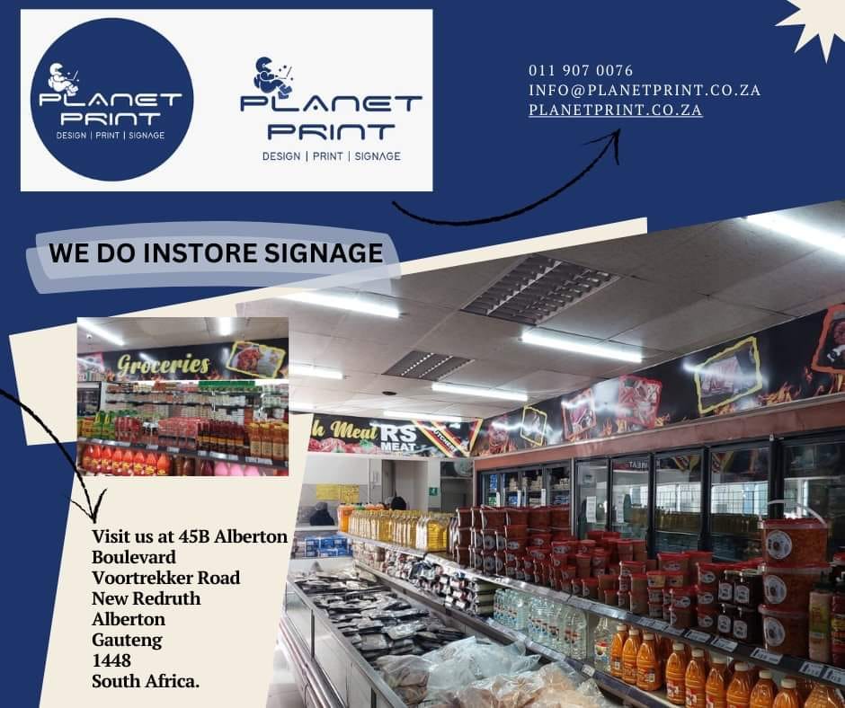 PlanetPrintSA's tweet image. From bold-as-brass signage to custom goodies that scream “look at me!”, we turn your brand from “meh” to magnificent. 
WhatsApp: +27 71 393 2800
 011 907 0076
info@planetprint.co.za
planetprint.co.za

#Print #Brand #SmallBizBigImpact #alberton
