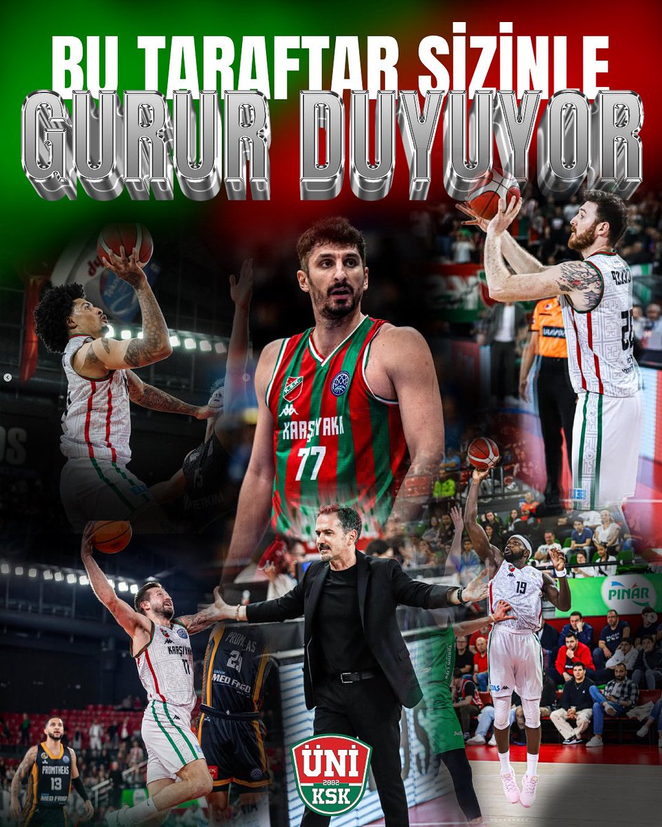 Basketbolda sezonu iyisiyle kötüsüyle bitirdik. Karşıyaka haricinde hiçbir takımın belki de çıkamayacağı türden bir krizden büyük bir özveriyle çıkmayı başardık.

Geçirdiğimiz zor günlerde Karşıyaka'dan vazgeçmeyen, Karşıyaka için yüreğini ortaya koyan başta Kaptan Mert Celep ve