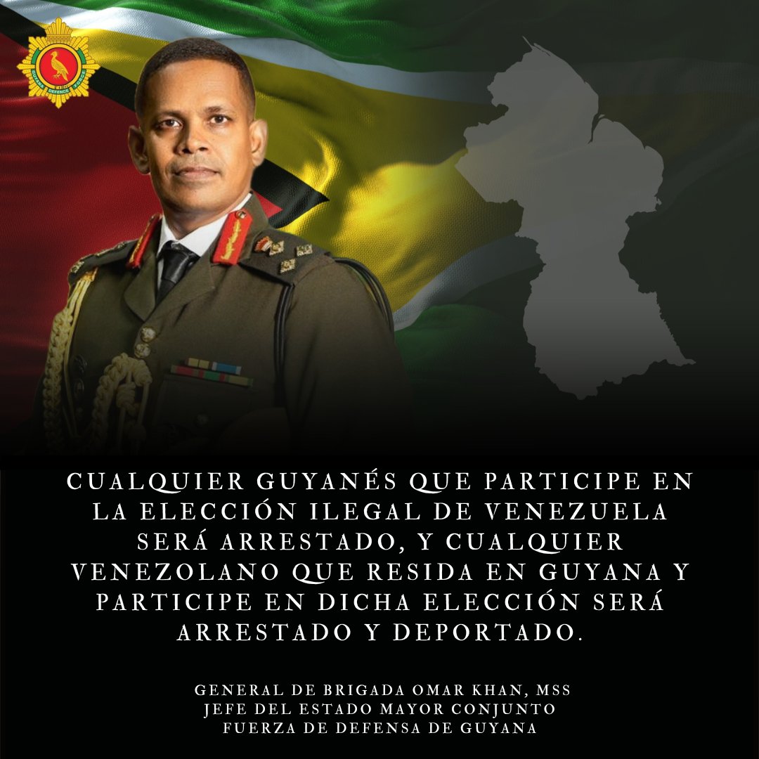 MiMapaDeGuyana's tweet photo. El Esequibo es de Guyana. Ya basta de cuentos chinos y mapas locos. Mejor paz que peo. #VenezolanoConConciencia #HablandoClaro #ElEssequiboEsDeGuyana #MiMapa #esequibo #esequibodevenezuela #esequibodeguyana #venezuela #guyana #fanb
@AntroCanal
@yvangil
@dhernandezlarez
@EsequiboOficial
@unidadvenezuela
@PrensaFANB
@GnbGaranteDePaz
@PresidencialVen
@MariaCorinaYA
@ReunificaORG