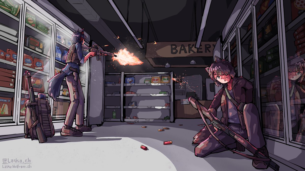 Supermarket
#AnimeArt #Action