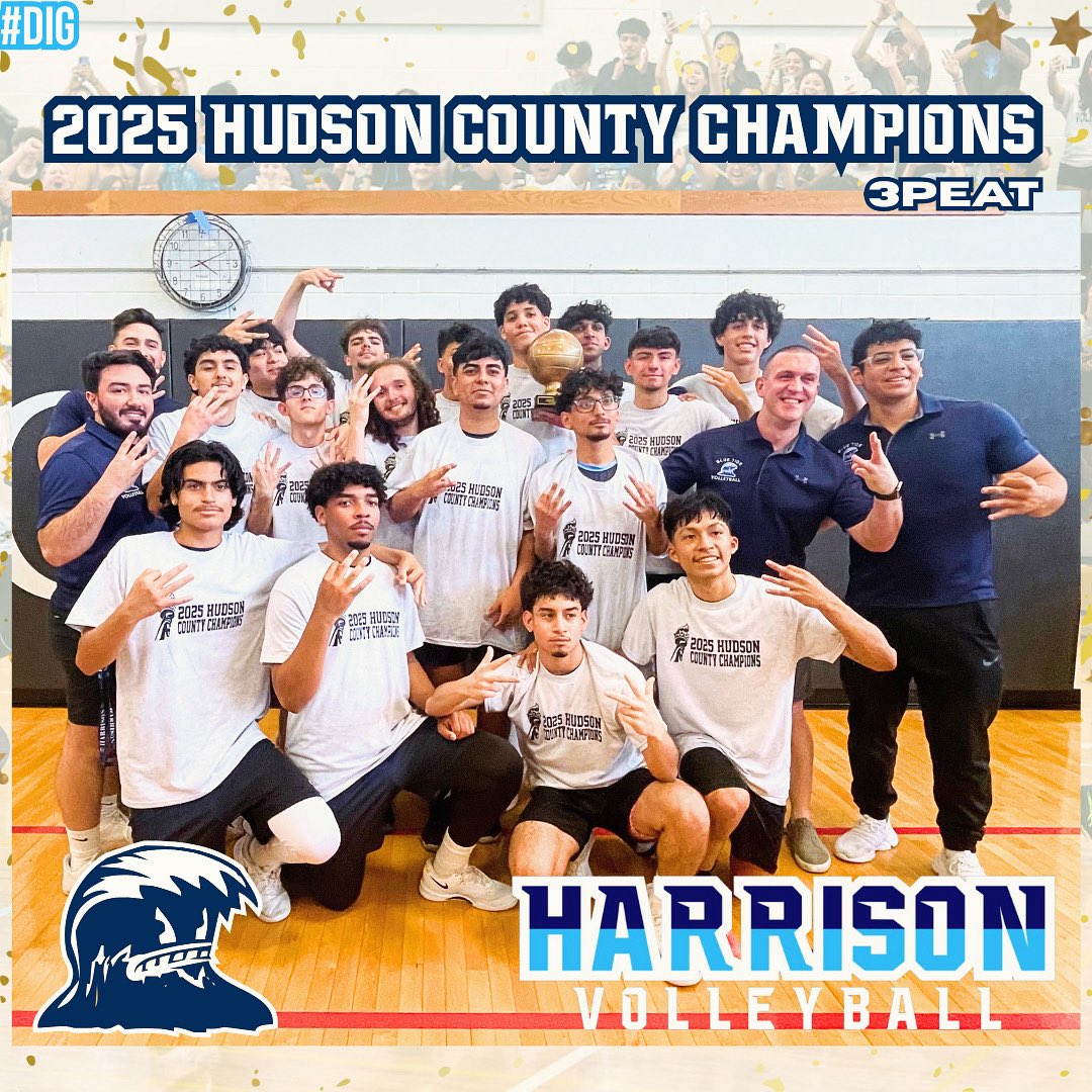 BACK, TO BACK, TO BACK.

We are your THREE-PEAT HUDSON COUNTY CHAMPIONS!!

#TVB #BlueTide #DIG