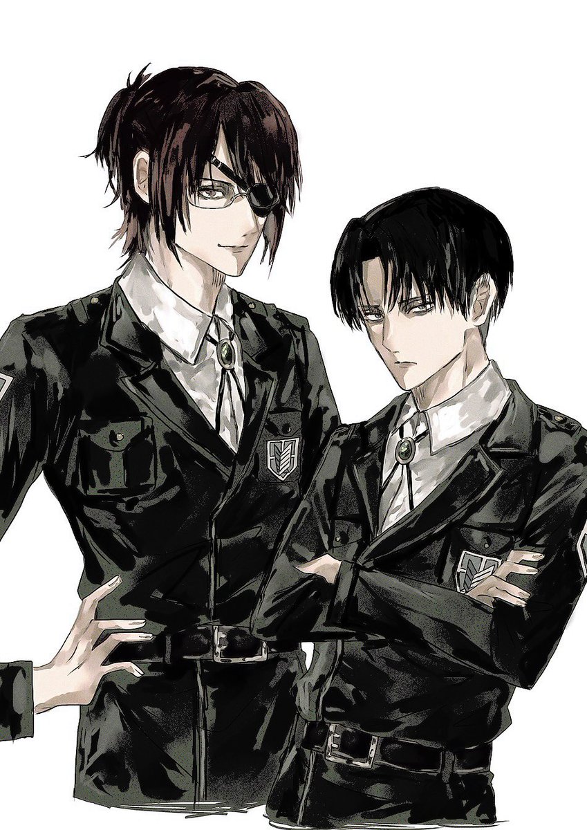 PHq3u's tweet image. リヴァイ&amp;amp;ハンジ
