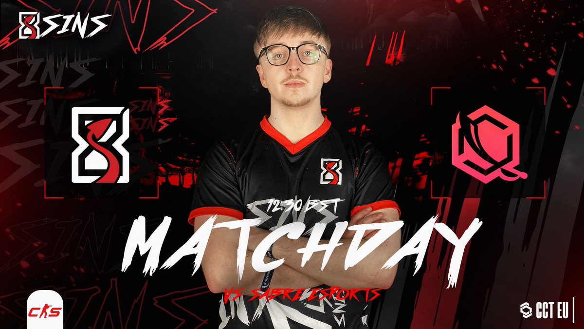 8Sins (@8sinsesports) on Twitter photo They nicked us once, now itβs payback π€
βοΈ | <a href="/CCT_CS/">Champion of Champions Tour CS2</a> Series #2 Play-In Group B
π | #SabreEsports
β° | NOW
πΊ | Link in replies β€΅οΈ They nicked us once, now itβs payback π€
βοΈ | <a href="/CCT_CS/">Champion of Champions Tour CS2</a> Series #2 Play-In Group B
π | #SabreEsports
β° | NOW
πΊ | Link in replies ‡οΈ