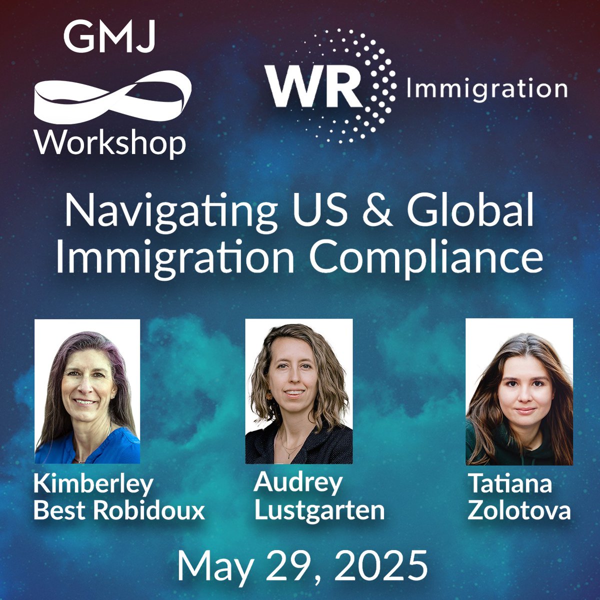 Join us next week ❗ Join The HR ➡️ globalmobilityjourneys.com/pages/events/n… ⬅️  Navigating US &amp; Global Immigration Compliance Global Mobility Journeys  GMJ Workshop with WR Immigration 🛂 Join The HR Registered 🎙 ⬆️ Request your Pass to Attend via the link above: ⬆️