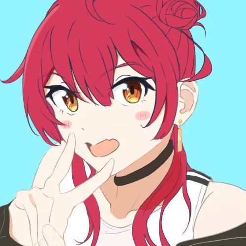 プロフィール用に描いたイラスト 