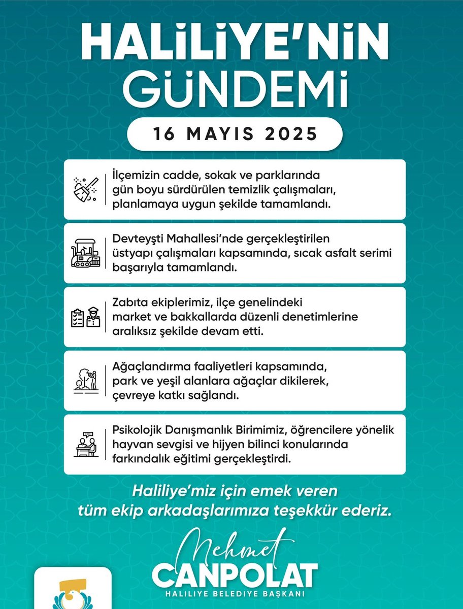 Kim yaptı asfaltı?

Gözümle gördüm caddeyi <a href="/sanliurfabld/">Şanlıurfa Büyükşehir 🇹🇷</a> yaptı lakin <a href="/haliliye_bld/">Haliliye Belediyesi 🇹🇷</a> kendi sayfasında ben yaptım diyor.

Geçen haftada Devteştinde asfalt yapılan tek yer orasıydı çünkü.

<a href="/mcanpolatnet/">Mehmet CANPOLAT 🇹🇷</a> <a href="/Bozobeyyy/">Ali Duhan Boz</a> <a href="/alipalice/">pam leeson</a> @BilalTekatli63 <a href="/haciyaygin/">Hacı Yaygın🇹🇷</a> @Azaddemirel63 <a href="/yarenhoca63/">Fatma Yaren Gül</a>