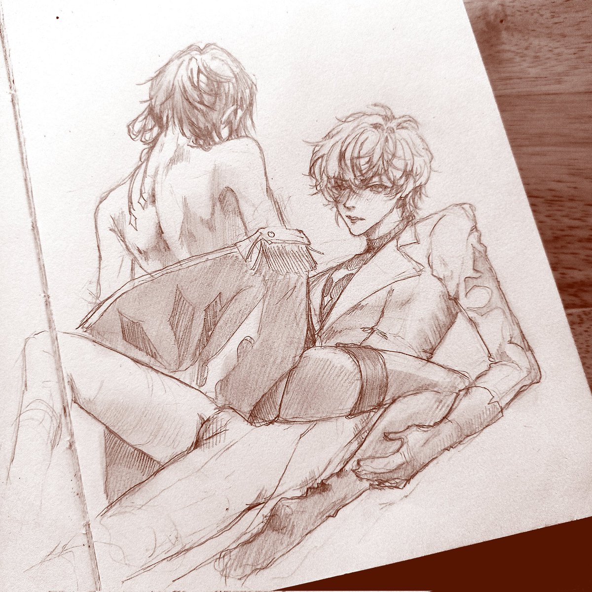 Anh em mình cứ sketch vậy mãi thôi 👨‍❤️‍💋‍👨
#suzalulu