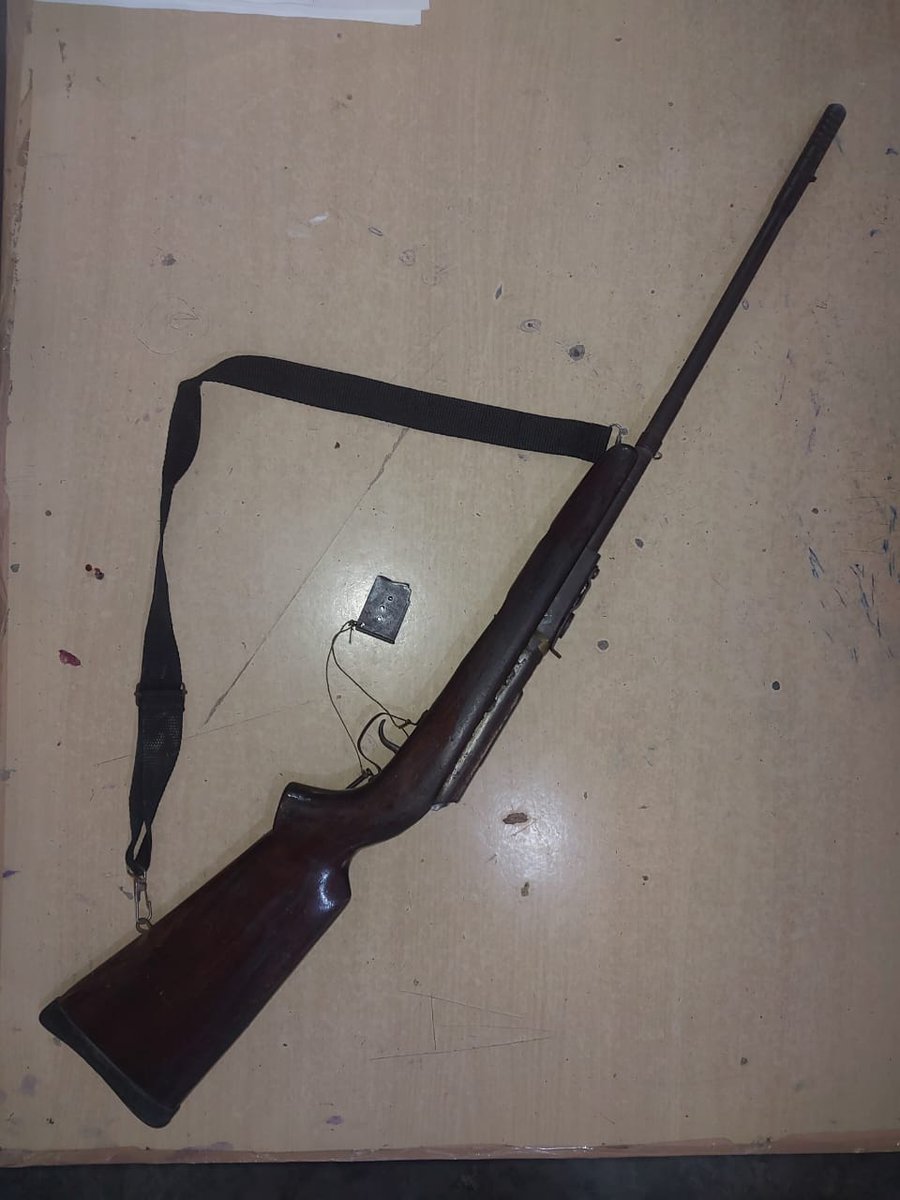 Golaghat Police (@golaghatpolice) on Twitter photo Acting on a tip-off, a search was conducted at Madhya Panbari under Merapani PS. One .22 rifle and a magazine were seized from a former NDFB cadre. The individual has been apprehended and legal action has been initiated as per law.
<a href="/assampolice/">Assam Police</a>
<a href="/DGPAssamPolice/">DGP Assam</a>
<a href="/HardiSpeaks/">Hardi Singh</a> Acting on a tip-off, a search was conducted at Madhya Panbari under Merapani PS. One .22 rifle and a magazine were seized from a former NDFB cadre. The individual has been apprehended and legal action has been initiated as per law.
<a href="/assampolice/">Assam Police</a>
<a href="/DGPAssamPolice/">DGP Assam</a>
<a href="/HardiSpeaks/">Hardi Singh</a>