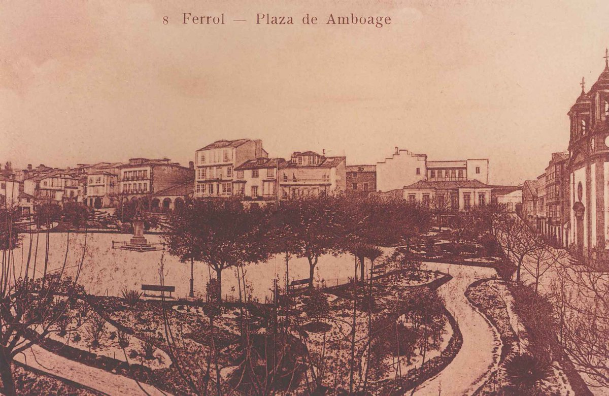 Ferrol antigua Plaza de Amboage.