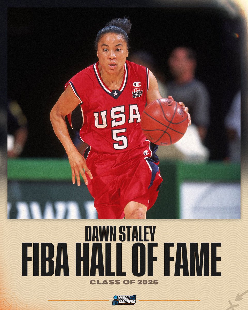 NCAA March Madness (@marchmadnesswbb) on Twitter photo Congratulations <a href="/dawnstaley/">dawnstaley</a> on being inducted into the <a href="/FIBA/">FIBA Basketball</a> Hall of Fame! 👏
#NCAAWBB x <a href="/GamecockWBB/">South Carolina Women's Basketball</a> Congratulations <a href="/dawnstaley/">dawnstaley</a> on being inducted into the <a href="/FIBA/">FIBA Basketball</a> Hall of Fame! 👏
#NCAAWBB x <a href="/GamecockWBB/">South Carolina Women's Basketball</a>