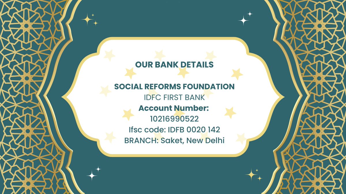 Ghazala2402's tweet image. We’re not chasing big donations—just a like, a repost, and a small dua for our kids.
Even ₹50 keeps us going, supporting 50 children and 5-7 dedicated staff working for deen.
Your little support means the world.

@SocialReforms_
#SupportWithSincerity #SmallHelpBigImpact