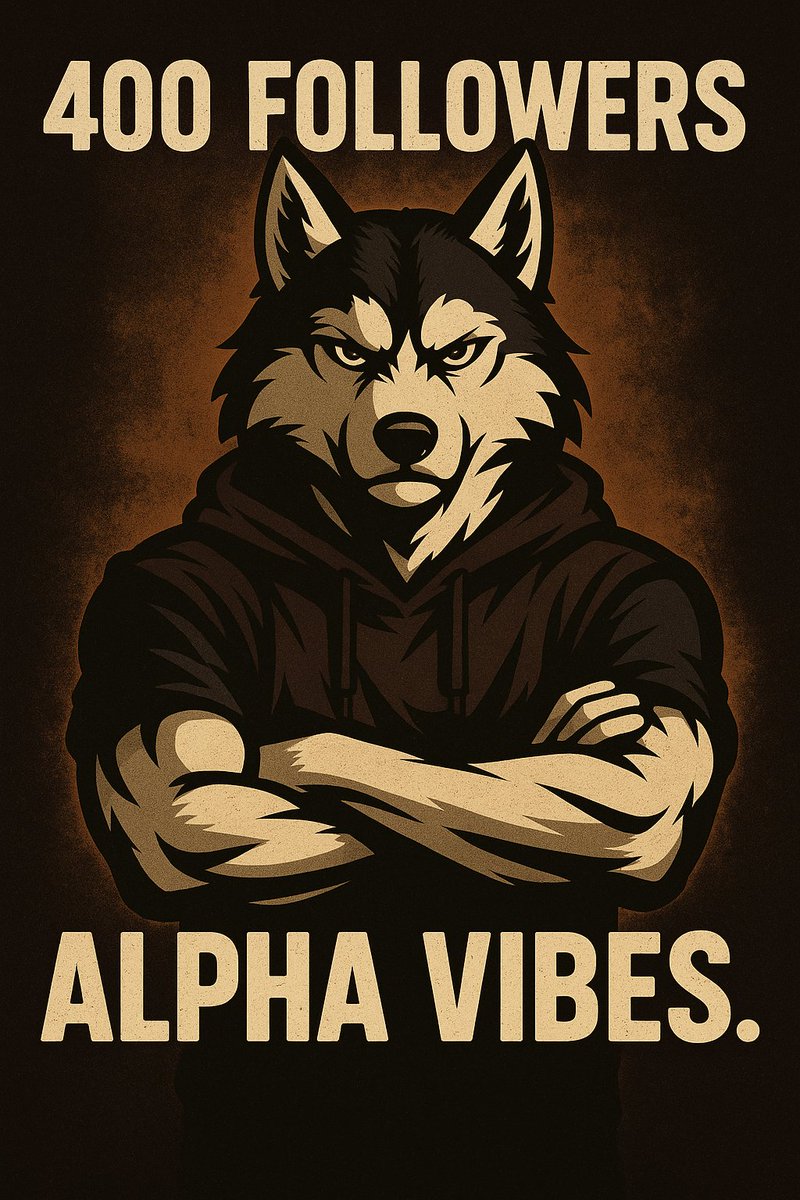 The_Alpha_Husky's tweet photo. 400 Howlers.
No paid hype. No shortcuts.
Just instinct, loyalty, and loud belief.
We’re not here to trend-
We’re here to lead.
HOWL!
#AlphaHusky #PackRising #RewriteTheChain https://t.co/QySqKIJZ5k