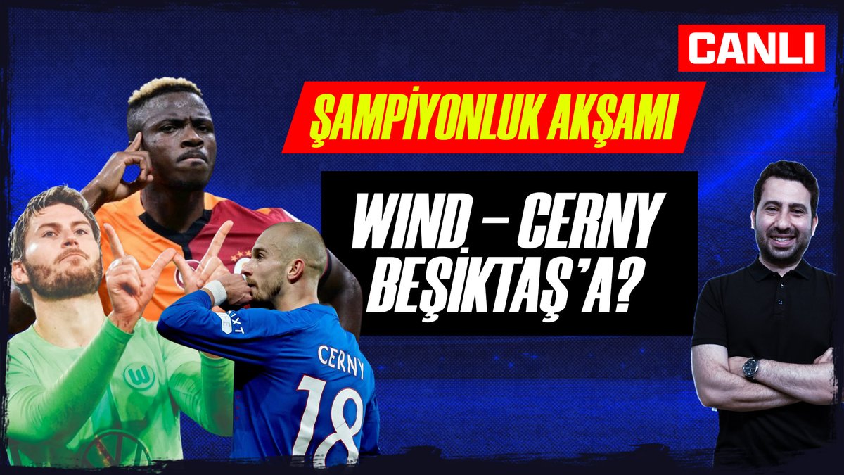 15:00 gibi pazar muhabbeti çevirelim canlı yayında.

Şampiyonluk maçı, Beşiktaş'ın Wind, Cerny hedefi, tabii ki soru cevap:

youtube.com/watch?v=AsurES…