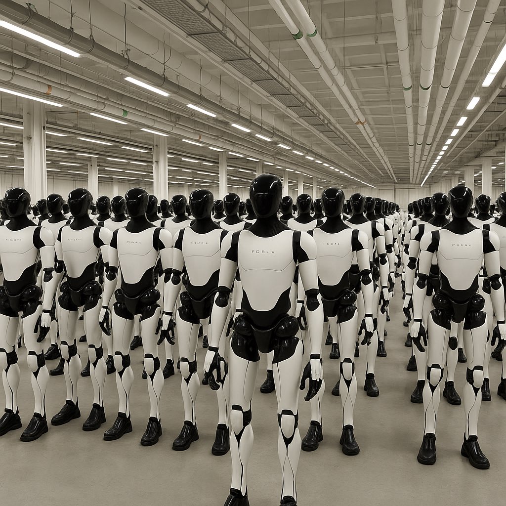 There will be a legion of Optimus robots this year.