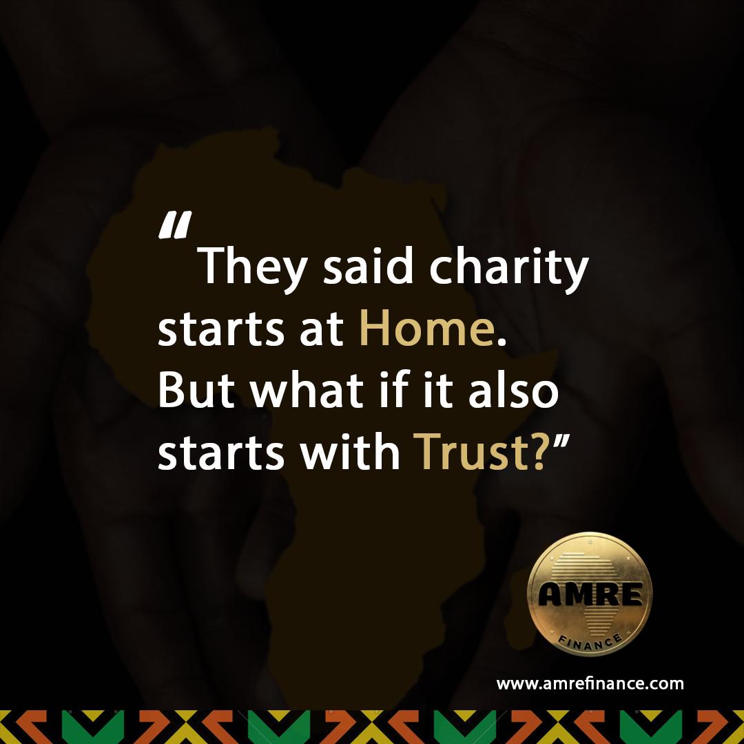 They said #charity starts at home, but what if it also starts with trust?

Across Africa, #entrepreneurs and #changemakers are building solutions, but getting support is harder than it should be.

That’s why we built AMRE Finance. A platform where:

✅ Your money goes to vetted,