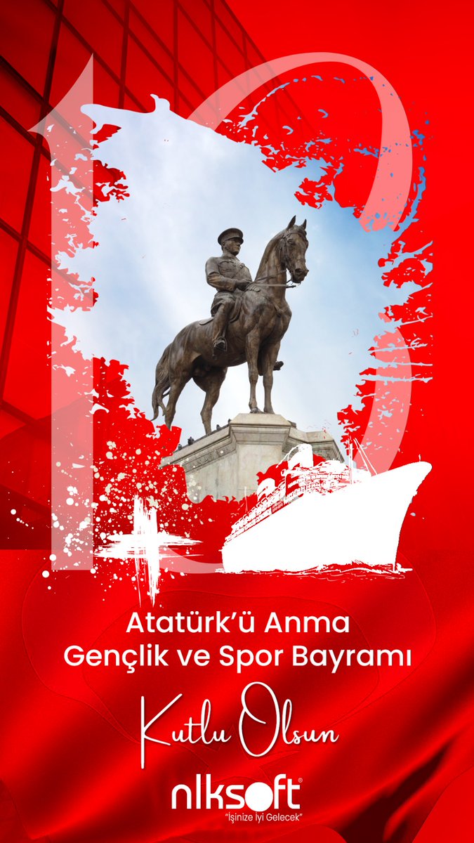 Milletin İstiklâlini yine milletin azim ve kararı kurtaracaktır. 
19 Mayıs Atatürk'ü Anma Gençlik ve Spor Bayramımız Kutlu Olsun.

#19mayıs #19mayıskutluolsun #nlksoft #nlksoftistanbul 
<a href="/nlksoftware/">nlksoft</a>