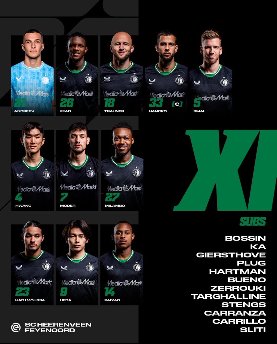 🚨 Anis Hadj Moussa est TITULAIRE pour affronter le SC Heerenveen ! ✅