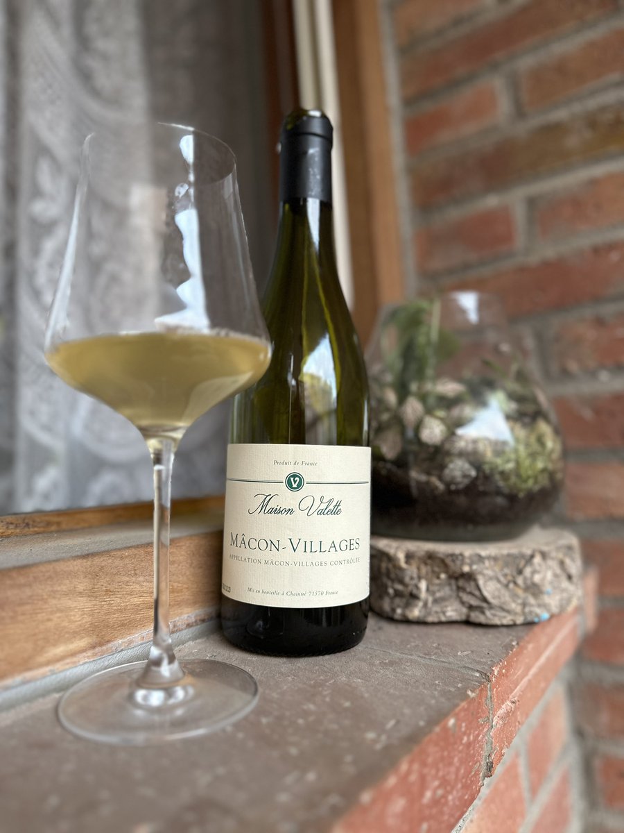 Macon-Villages by Maison Valette. Blend of 2020-21-22-23. More than amazing Chardonnay.