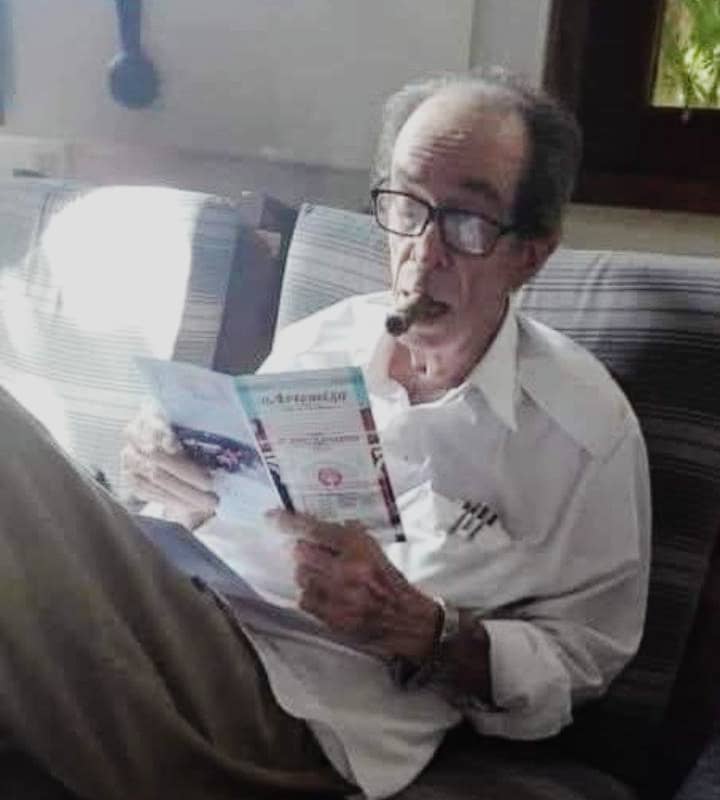 Con profundo pesar despedimos a Osmany Cienfuegos Gorriarán, destacado combatiente y dirigente de la Revolución Cubana, arquitecto de gran sensibilidad, un fundador, un hombre de la cultura. Lleguen nuestras condolencias a sus familiares y amigos.