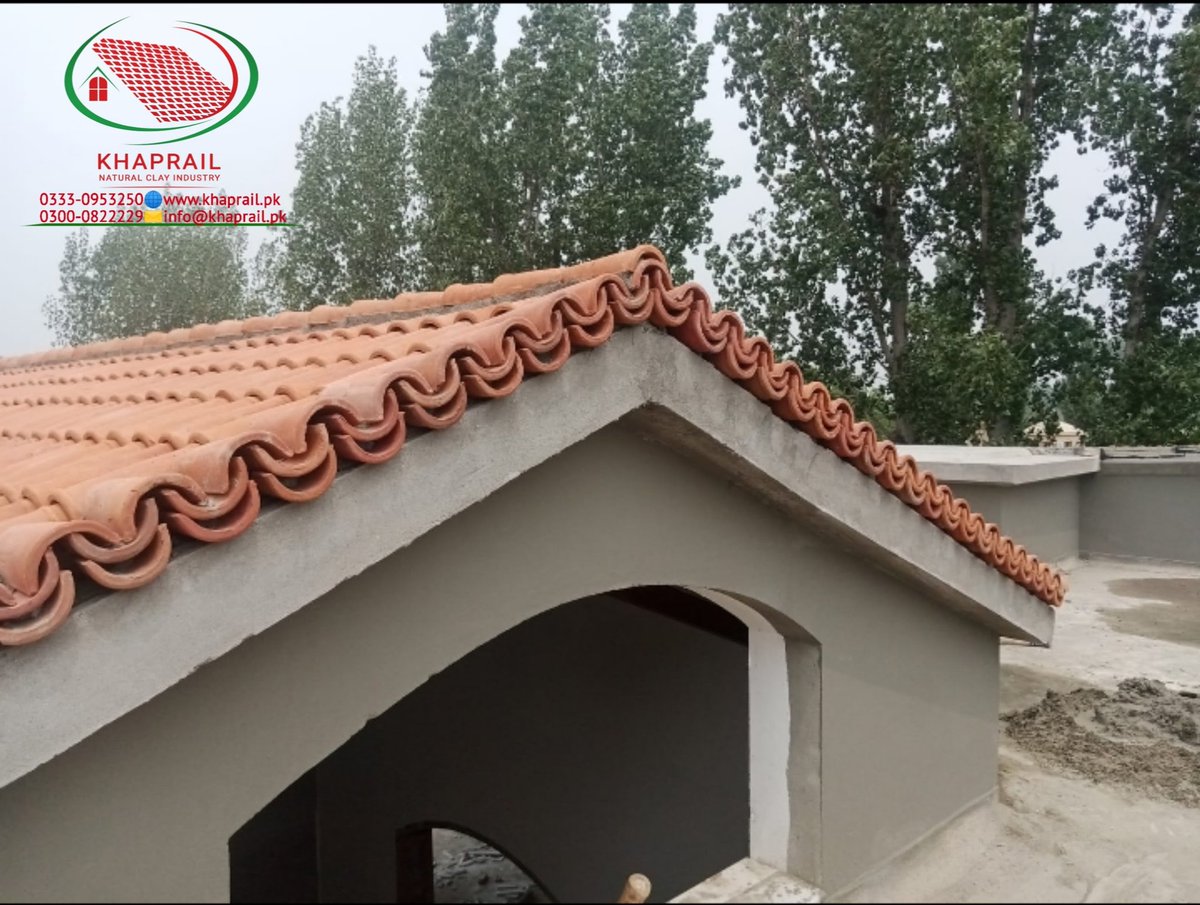 RoofTerracotta's tweet photo. Khaprail tiles in Sukkur 03330953250.
#khaprail 
#Naturalclayindustry
#sukkur https://t.co/F5TddVffwH