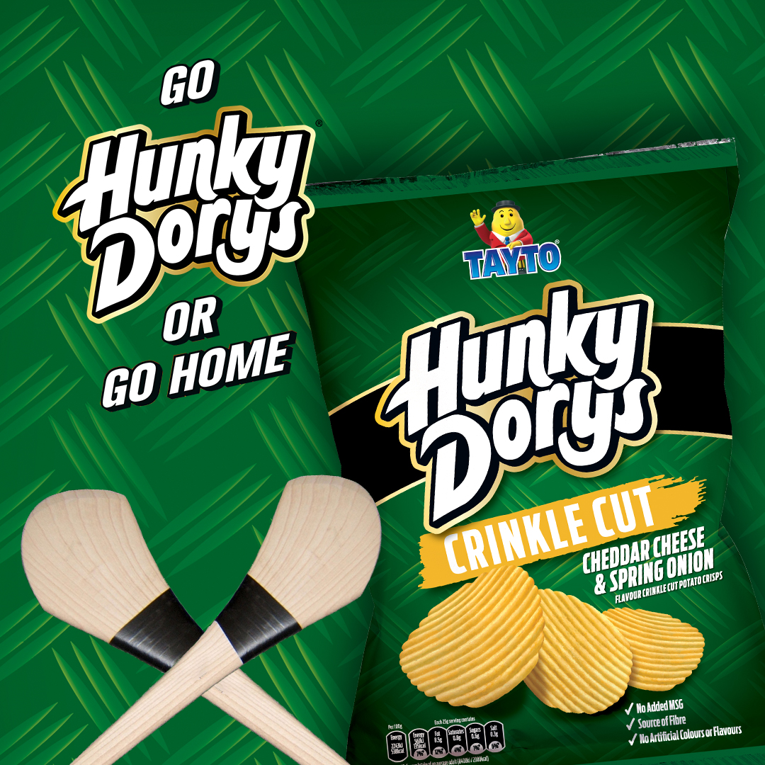 Plan for the day. Couch. Hurling. Hunky Dorys. You can't beat the Senior Hurling Championship or a pack of Hunky Dorys! #GAA #Hurling # GoHunkyDorysOrGoHome #HunkyDorys