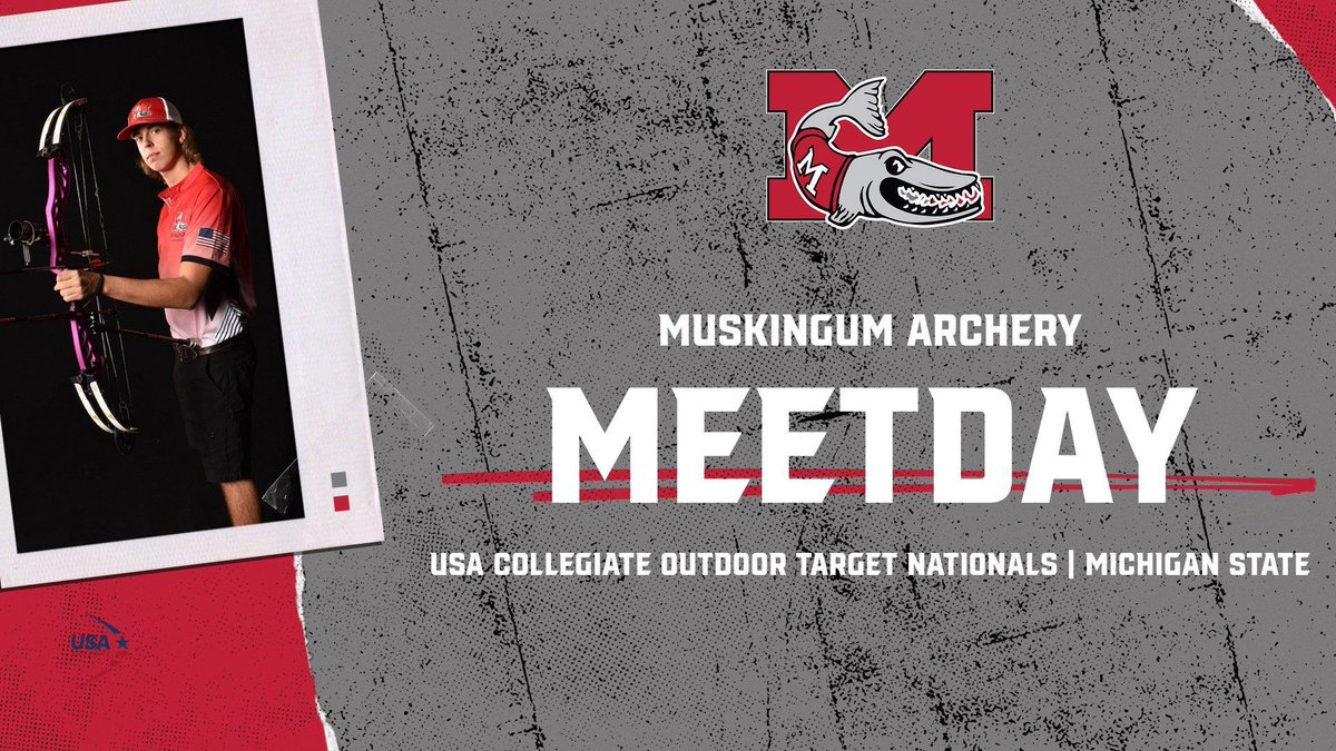 Muskingum Athletics (@fightingmuskies) on Twitter photo 🚨MEET DAY🚨
🏹 <a href="/MuskieArchery/">Muskingum Archery</a>🎯
🆚: USA Collegiate Outdoor Target Nationals
📊: buff.ly/WFmJH0t
📍: Michigan State - Day 3
#DefendTheM <a href="/brandonhannahs/">Brandon Hannahs</a> <a href="/Orbit907News/">Orbit Media</a> <a href="/WHIZscores/">WHIZ Sports</a> <a href="/AVCSCORES/">AVC Sports</a> <a href="/DresdenBuzz/">dresdenbuzz</a> <a href="/OHAthleticConf/">Ohio Athletic Conference</a> 🚨MEET DAY🚨
🏹 <a href="/MuskieArchery/">Muskingum Archery</a>🎯
🆚: USA Collegiate Outdoor Target Nationals
📊: buff.ly/WFmJH0t
📍: Michigan State - Day 3
#DefendTheM <a href="/brandonhannahs/">Brandon Hannahs</a> <a href="/Orbit907News/">Orbit Media</a> <a href="/WHIZscores/">WHIZ Sports</a> <a href="/AVCSCORES/">AVC Sports</a> <a href="/DresdenBuzz/">dresdenbuzz</a> <a href="/OHAthleticConf/">Ohio Athletic Conference</a>