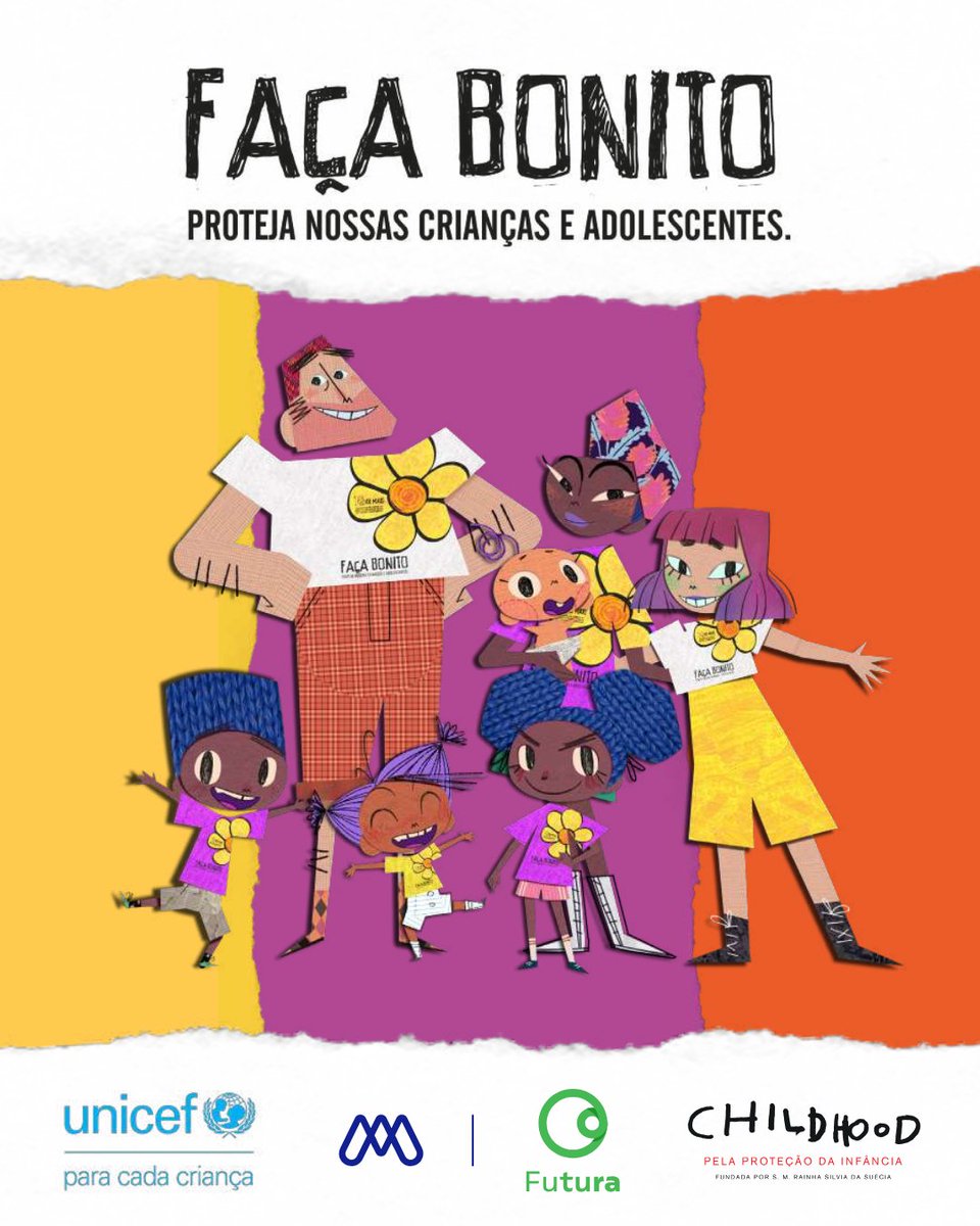 18 de maio é o Dia de Enfrentamento ao Abuso e à Exploração Sexual de Crianças e Adolescentes.

O UNICEF e parceiros prepararam um guia com atividades e materiais para apoiar essa mobilização.

Faça bonito: acesse e compartilhe → 
unicef.link/43bOMQ1