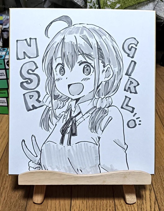 6枚目!オリジナルキャラ!
モノクロも描きました!ようやくw
#AMGモータース
#オリジナル 