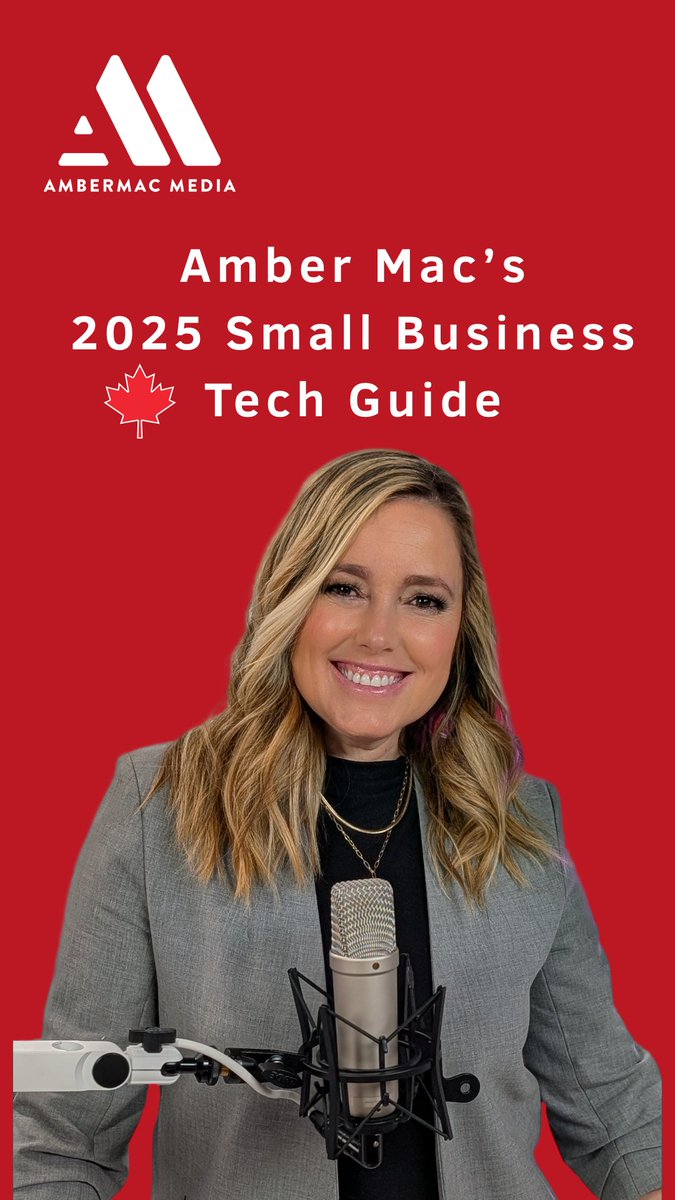 For 🇨🇦 entrepreneurs: 

I recently did a media tour to share some business tips and Canadian tech to help you grow your business during times of uncertainty.

Thx to our partners for their support:
ambermac.com/amber-macs-sma…