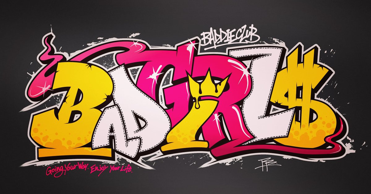 potatobasser's tweet photo. Baddie Club BADGIRLS
以前、アパレル関係で活動されていた知人の方に描いたデジタルイラスト。その方のアパレルをイメージして描きました。
#イラスト #グラフィティ #PB_Designs https://t.co/lXyooixZyJ
