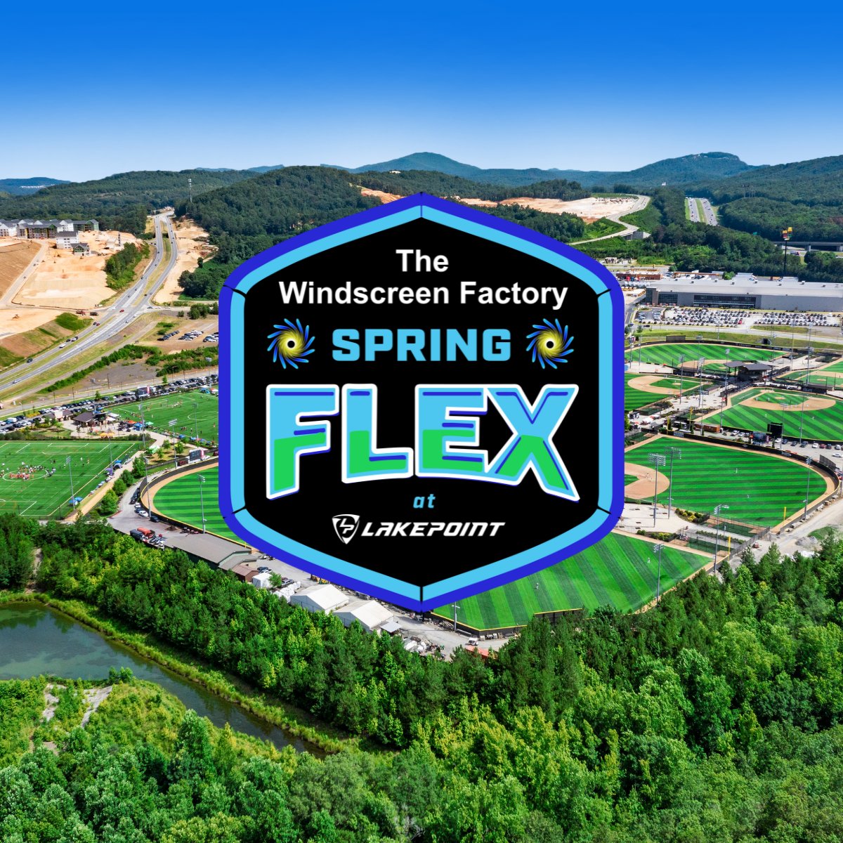 LakePoint Sports (@lakepointsports) on Twitter photo It's the <a href="/WindscreenFctry/">TheWindscreenFactory</a> Spring Flex Weekend, Friday-Sunday
โพ๏ธ <a href="/prepbaseball/">Prep Baseball</a> Southeast Super Select
๐ <a href="/SelectEventsBB/">Select Events Basketball</a> LIVE! At LakePoint Sports
๐ <a href="/RallyVB/">Rally Volleyball</a> SRVA Championships
โฝ๏ธ <a href="/NASA_Tophat/">NASA_Tophat</a> Adidas Select Cup It's the <a href="/WindscreenFctry/">TheWindscreenFactory</a> Spring Flex Weekend, Friday-Sunday
โพ๏ธ <a href="/prepbaseball/">Prep Baseball</a> Southeast Super Select
๐ <a href="/SelectEventsBB/">Select Events Basketball</a> LIVE! At LakePoint Sports
๐ <a href="/RallyVB/">Rally Volleyball</a> SRVA Championships
โฝ๏ธ <a href="/NASA_Tophat/">NASA_Tophat</a> Adidas Select Cup