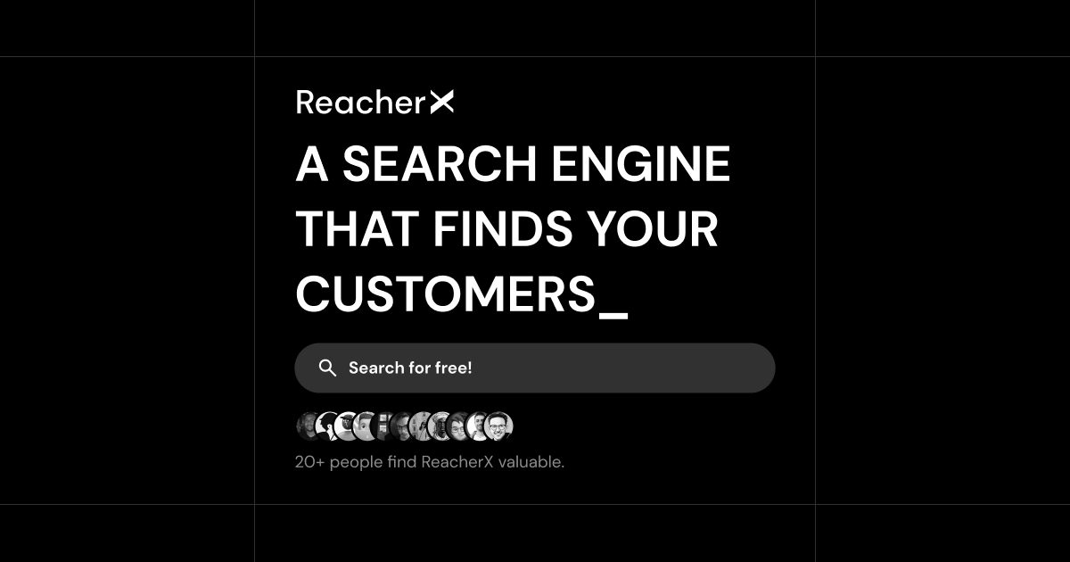 testing_userss's tweet photo. Super excited about ReacherX!  It's like having a personal assistant who finds your ideal customers on Twitter_  No more endless scrolling_  ReacherX does the heavy lifting, showing you exactly who needs what you offer_  Check it out if you're tired of the customer hunt! �� https://t.co/DS4ABAMMZy