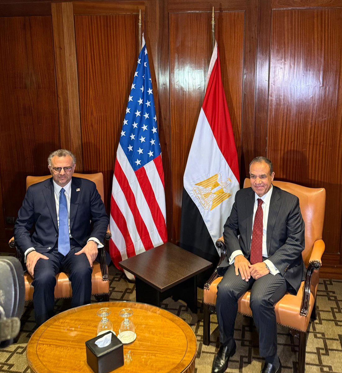 Just finished a really productive meeting with Egyptian Foreign Minister Abdelatty. Among the topics we discussed was the need to end the recent violence in Libya. We also agreed on the importance of ending the conflict in Sudan.