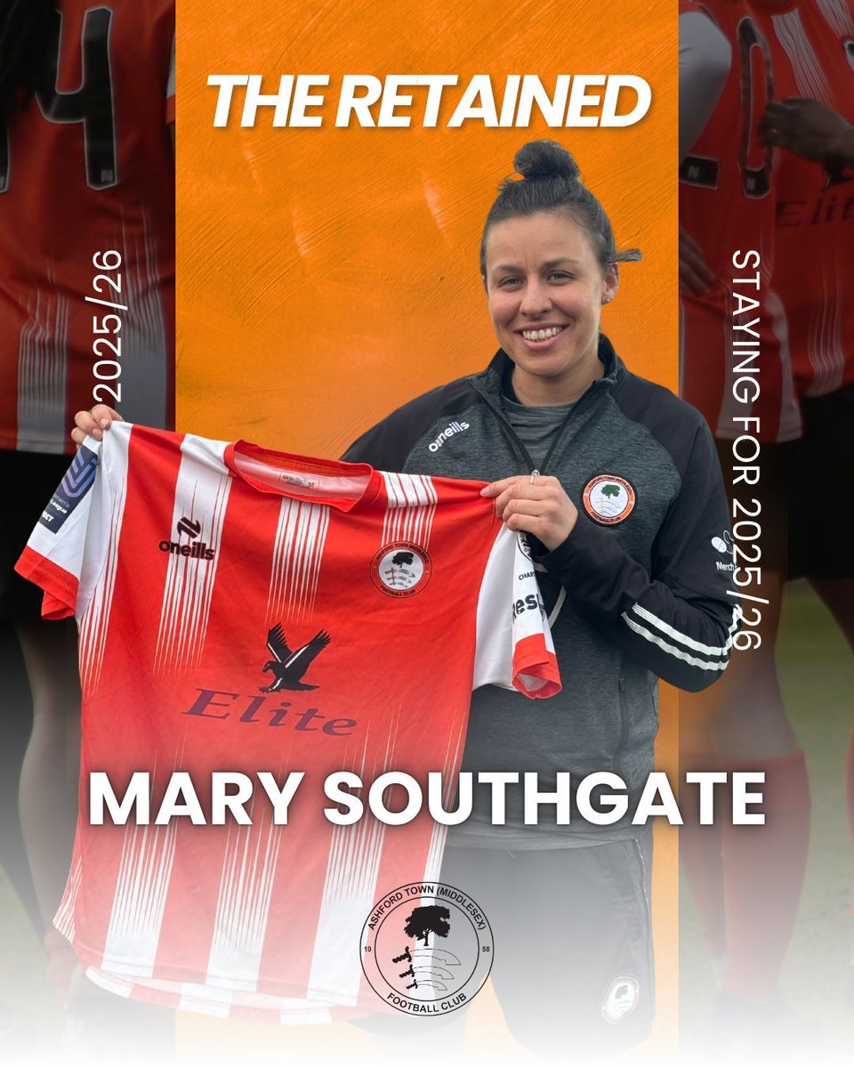 AshfordTownWFC's tweet image. 🔒 The Retained | 2025/26 
We are buzzing that @MarySouthgatePE is staying on for the new campaign!! 🍊 🧡