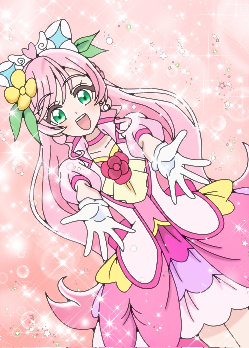 虹ヶ丘ましろ 「#あなたの描いたキュアプリズムが見たい 誰だ!? 「キュアプリズムです」 よし、」|柊坂葵（ひいらぎざかあおい）🦀🦐🥩のイラスト