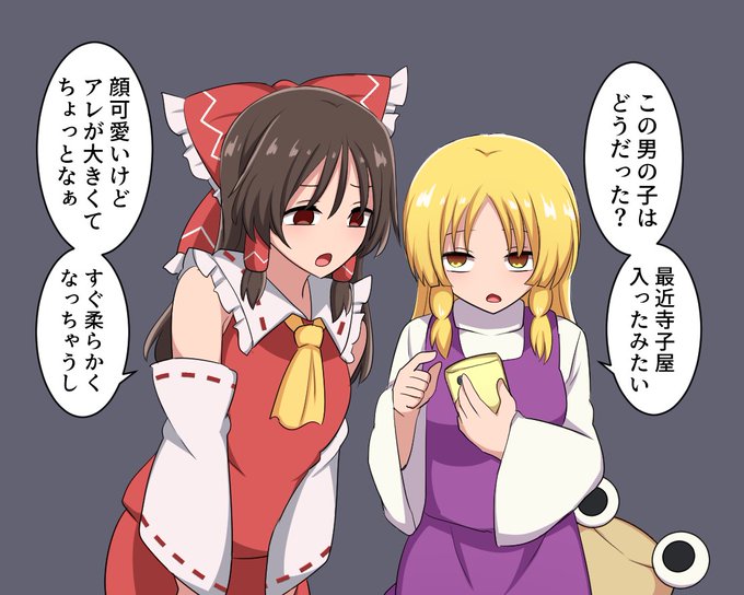 みんなの相談役の霊夢さん 