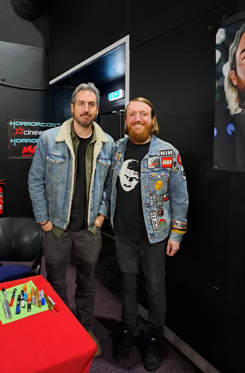 BluenoseDanny's tweet photo. Meeting Ti West this morning at #horrorconuk https://t.co/1vwZBFScd4