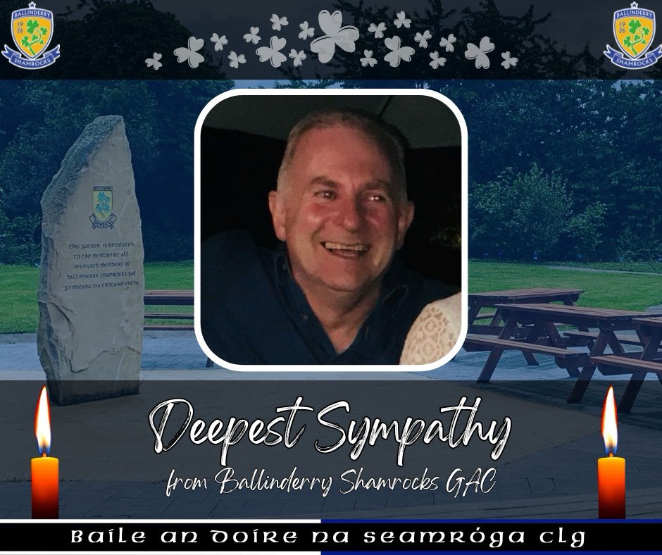 ⚪🔵 It is with deep sadness we learn of the passing of Paul “Bambo” Conway — a proud Shamrock, player, coach &amp; lifelong supporter. We offer our heartfelt condolences to his family. Rest in peace, Bambo. ⚪🔵