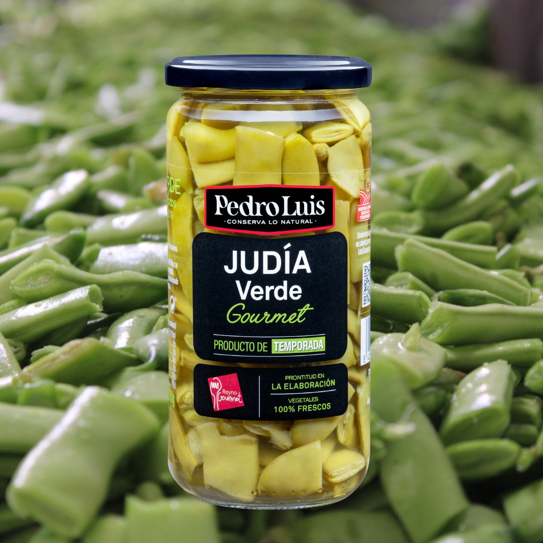 💚 ¡Judías verdes en conserva y al rescate! Tiernas, sabrosas y listas para triunfar en tus platos. 🥗🌱 ¡Ábrelas, cocínalas y disfruta el sabor del verde! #JudíasVerdes #ConservasPedroLuis
