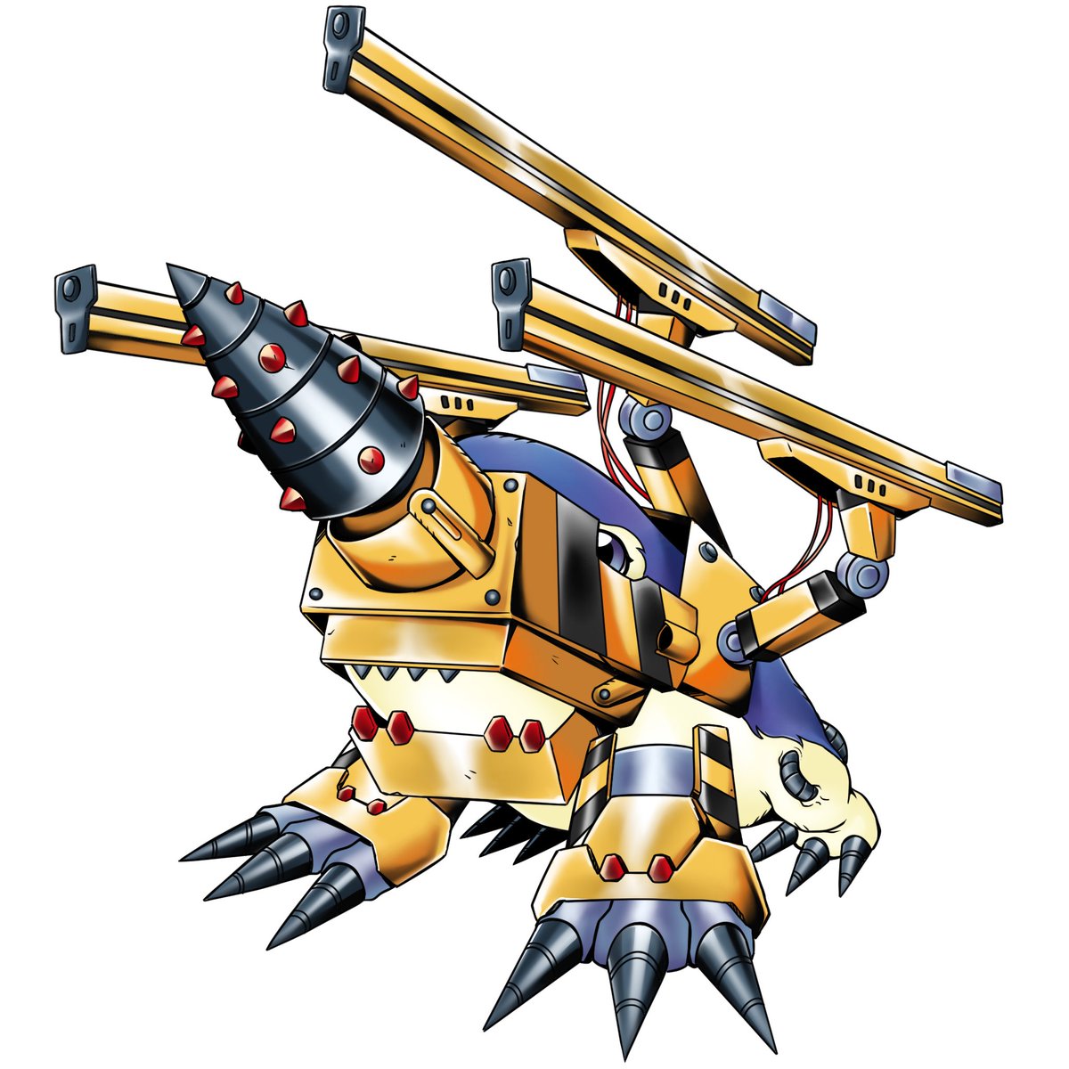 jedigimon's tweet image. another commission for @soleviatis
JumboDrimogemon and Condyluramon
these are supposed to be an ultimate form and mega form of Drimogemon
#Digimon #デジモン