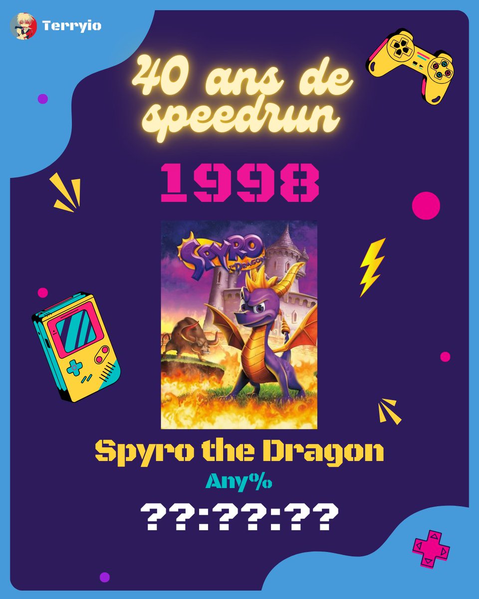 TerryioRedfire's tweet image. [40 ans de speedrun] FIX !
En reprenant la liste des jeux, je viens de me rendre compte que Tekken 3 est sorti en 1997 sur borne d'arcade et seulement 1998 sur Playstation.
Crash 2 disparaît donc de la liste (désolé pour lui !) et le jeu de 1998 est à présent celui-ci !